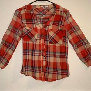 Plaid Top